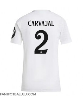 Real Madrid Daniel Carvajal #2 Tricou Fotbal Replică 2024-25 Femei Acasa